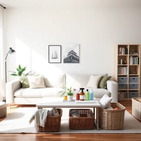 Jak szybko posprzątać mieszkanie