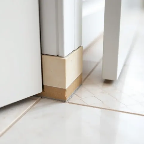 Jak układać płytki pod drzwiami