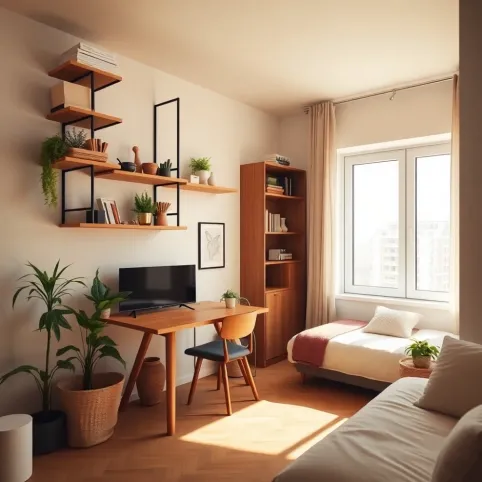 Jak urządzić mieszkanie 15m2