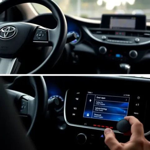 jak włączyć automatyczne zamykanie drzwi  toyota