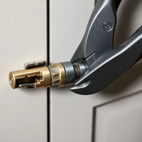 Jak wymienić wkładkę w drzwiach bez klucza