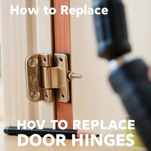Jak wymienić zawiasy w drzwiach