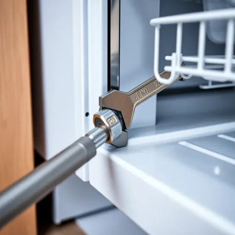 Jak wyregulować drzwi od zmywarki w zabudowie Beko