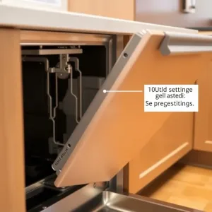 Jak wyregulować drzwi od zmywarki w zabudowie Electrolux