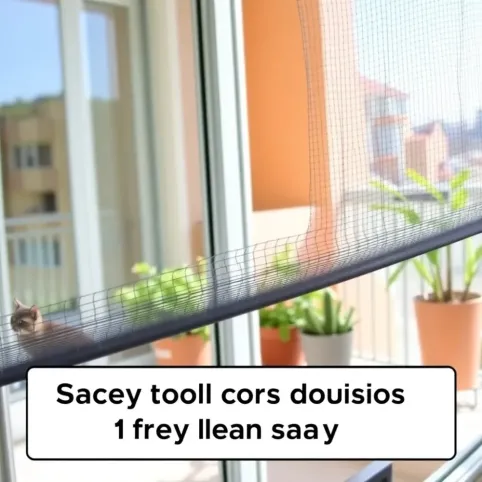 Jak zabezpieczyć drzwi balkonowe przed kotem