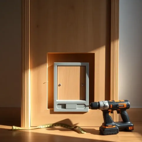 Jak zamontować drzwiczki dla kota w drzwiach