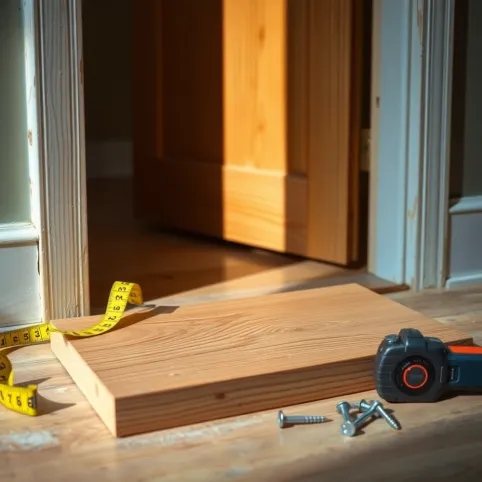 Jak zamontować próg drewniany w drzwiach wejściowych
