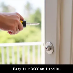 Jak zamontować uchwyt do drzwi balkonowych