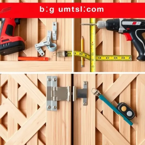 Jak zamontować zawiasy do drzwi ażurowych