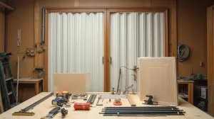 jak zdemontować drzwi harmonijkowe