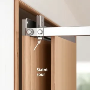 Jak zdemontować drzwi przesuwne w szafie Komandor