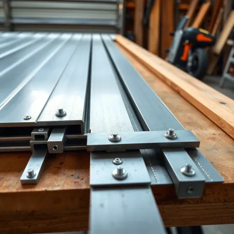 Jak zrobić drzwi do garażu z blachy