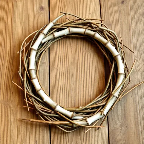 Jak zrobić wianek na drzwi z gałązek brzozy