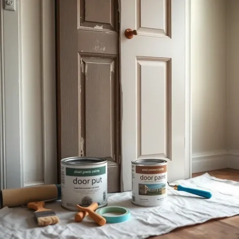 Jaka farba do drzwi z okleiny