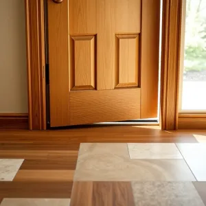 Jaka podłoga do drewnianych drzwi