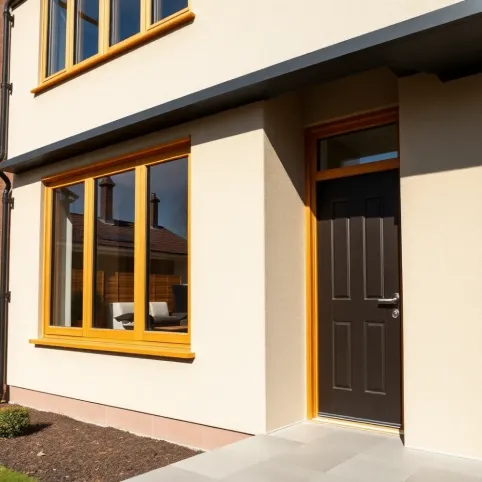 Jaki kolor drzwi zewnętrznych do okien złoty dąb