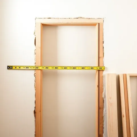 Jaki otwór pod drzwi 80 z ościeżnicą stałą