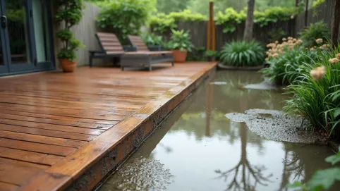 Jaki spadek na tarasie 4 m