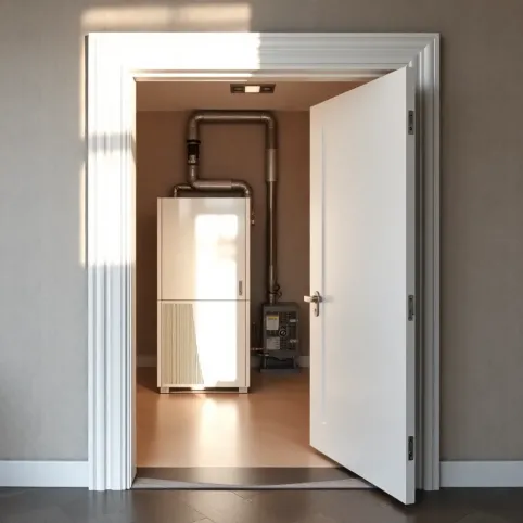 Jakie drzwi do kotłowni z pompą ciepła