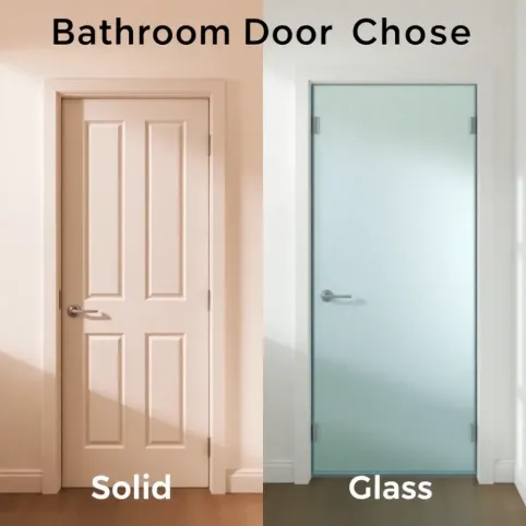 Jakie drzwi do łazienki pełne czy przeszklone