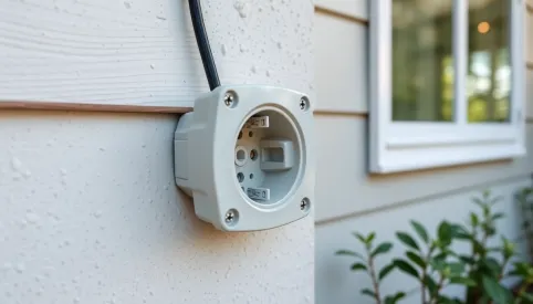 Jakie gniazdko na zewnątrz domu