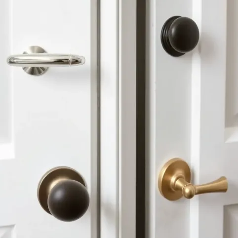 Jakie klamki do białych drzwi wewnętrznych