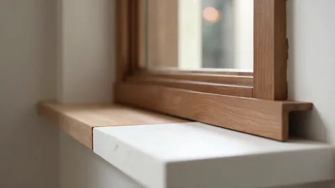 Jakie parapety do brązowych okien