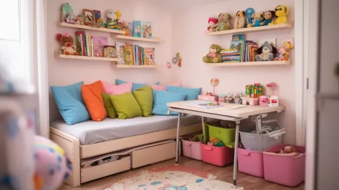 Kącik dla dziecka w małym mieszkaniu