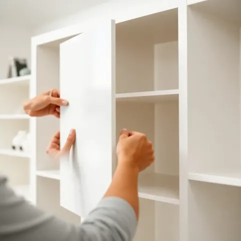 KALLAX Wkład z drzwiami montaż