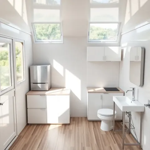 Kontener mieszkalny z kuchnią i łazienką cena