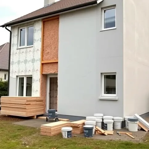 Koszt elewacji domu 140m2