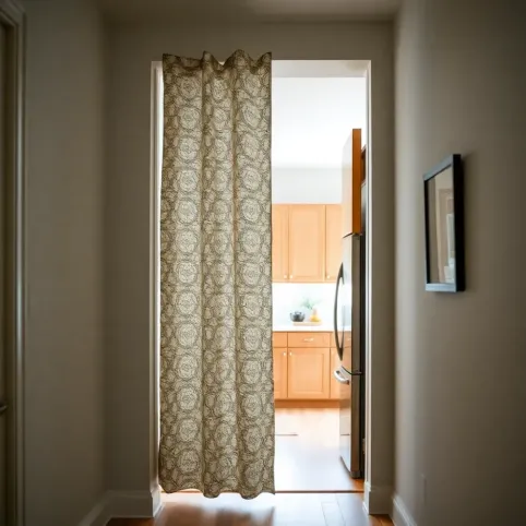 Kotara zamiast drzwi do kuchni