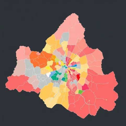 Kraków ceny mieszkań wg dzielnic