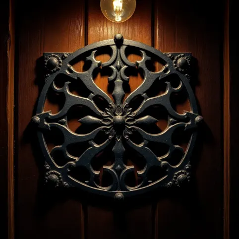 Krata na drzwi do piwnicy