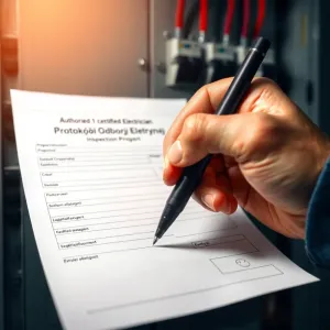 Kto wystawia protokół odbioru instalacji elektrycznej