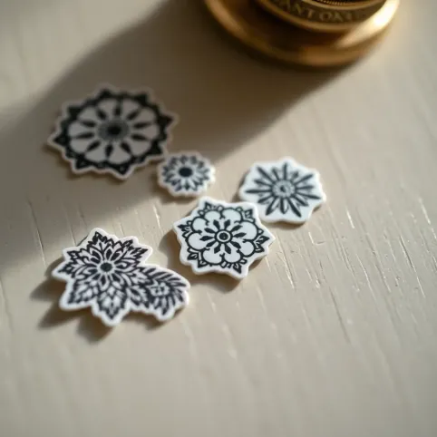 Małe naklejki na drzwi