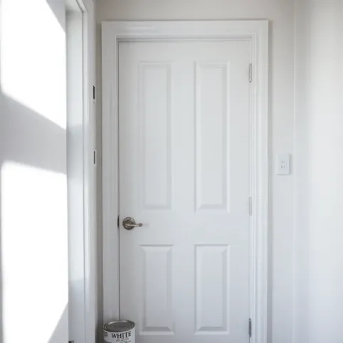 Malowanie drzwi wewnętrznych na biało cena