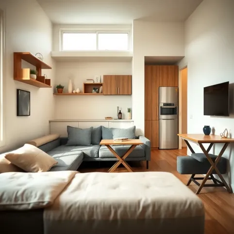 Mieszkanie 18m2 jak urządzić