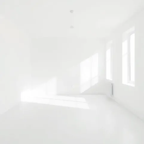 Mieszkanie pomalowane na biało