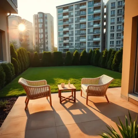 mieszkanie z ogródkiem warszawa