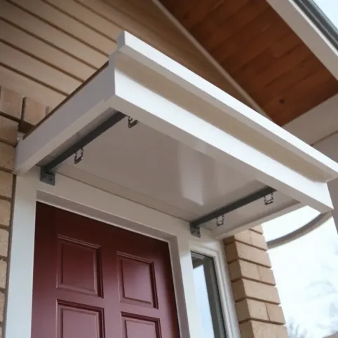 Montaż daszku nad drzwiami cennik