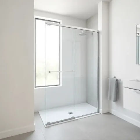 Montaż drzwi prysznicowych przesuwnych