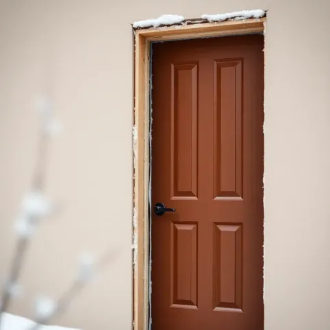 Montaż drzwi zewnętrznych w zimie