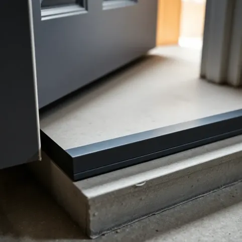 Montaż drzwi zewnętrznych z progiem