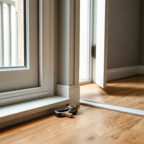 Montaż listwy przypodłogowe przy drzwiach balkonowych