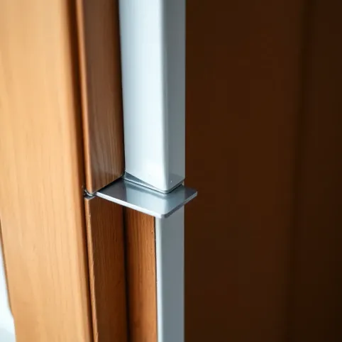 Montaż okapnika do drzwi