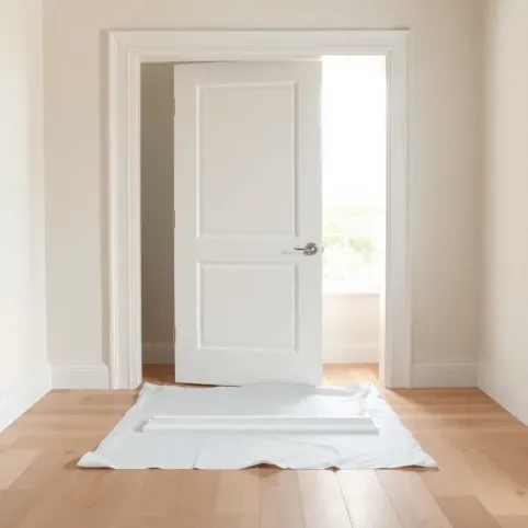 Montaż opaski drzwiowej