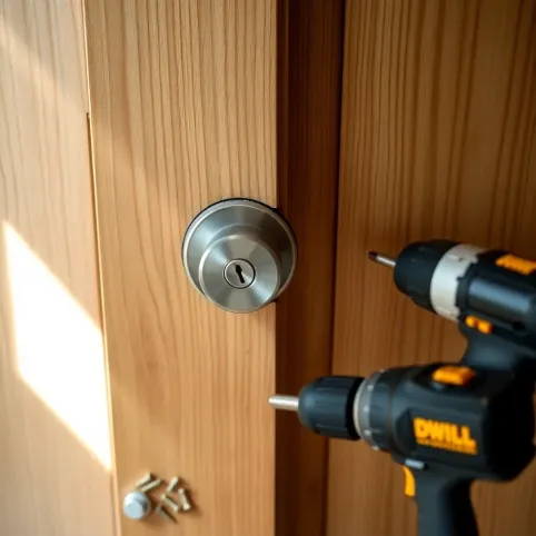 Montaż zamka w drzwiach cena