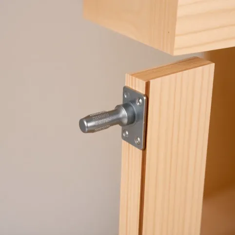 Montaż zawiasów puszkowych do drzwi wpuszczanych