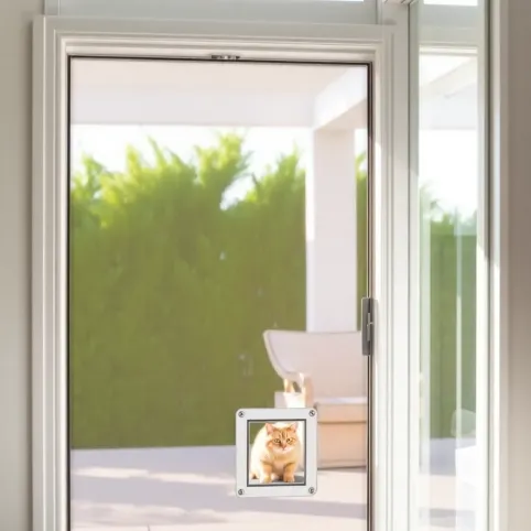 Moskitiera na drzwi dla kota